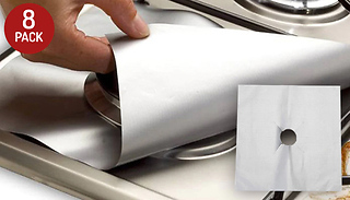 8 Pack Reusable Gas Stovetop Protectors 