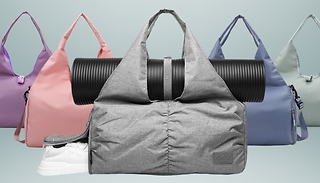 All-Purpose Gym Bag with Mat Strap - 6 Colours