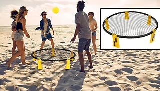 Spikeball Pro Kit Outdoor Family Game Set - With Carrybag, Net & Pump!