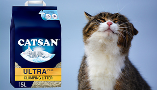 Catsan ultra clumping hotsell cat litter 15l