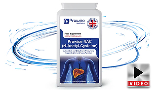 4 Month Supply of Prowise NAC N-Acetyl- Cysteine 600mg - 120 Capsules