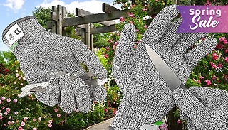 1 or 2-Pack of Thorn Proof Cut-Resistant Gloves - 5 Sizes