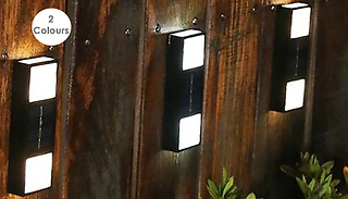 1-12 Pack Solar Double-Sided Wall Lamp - 2 Colours