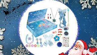 Ice Princess Snowflake Christmas Advent Calendar - 2 Options 