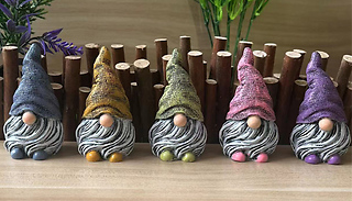 Mini Resin Garden Gnomes - 5 Colours