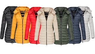 Longline Quilted Parka - 7 Colours, 6 Sizes
