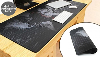 Jumbo Old Map Keyboard & Mouse Pad