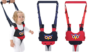 2-in-1 Baby Walking Harness with Removable Seat - 2 Colours