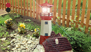 Solar LED Lighthouse - 2 Colours