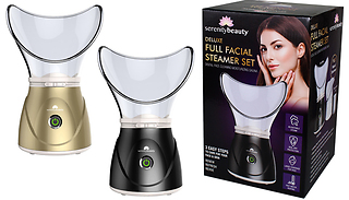 Full Facial Steamer Set With Adjustable Nasal Attachment - 2 Colours