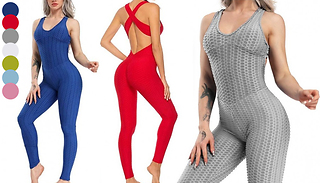 Body Shaping Butt-Lift Yoga Jumpsuit - 8 Colours & 4 Sizes