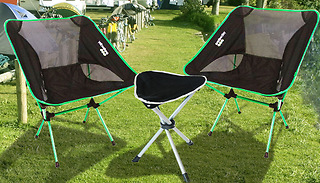 Portable Folding Camping Chair or Stool - 2 Options