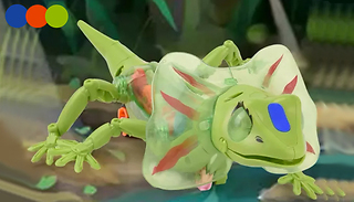 Electronic Crawling Light-Up Lizard Toy
