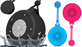 Waterproof Bluetooth Compatible Suction Cup Shower Speaker - 3 Colours