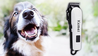 KEMEI Professional Pet Clippers- x4 Attachments & Cleaning Brush!