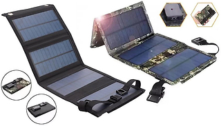 XL Folding Solar Panel- Waterproof Design!