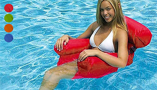 Inflatable PVC Swimming Pool Chair - 4 Colours