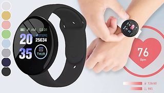 9-in-1 Touch Smartwatch with Heart Monitor & Camera - 8 Colours
