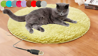 USB Electrical Heated Pet Bed - 8 Colours
