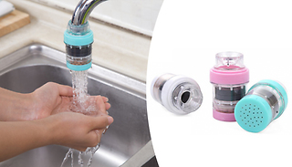 1, 2, or 3 Kitchen Water Faucet Filters - 3 Colours