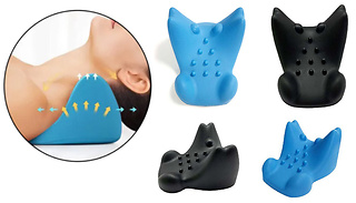 PU Foam Traction Neck Massage Pillow - 2 Designs & 2 Colours