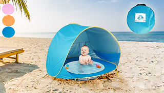 UV-Resistant Garden Sun Tent Baby Pool - 3 Colours