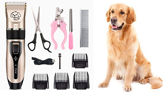 Electric Pet Clippers & Grooming Kit