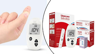 Sinocare Safe-Accu Blood Glucose Monitor Kit - 2 Options
