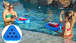 Inflatable Triangle Floating Drinks Holder