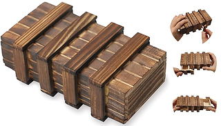 Secret Wooden Puzzle Box