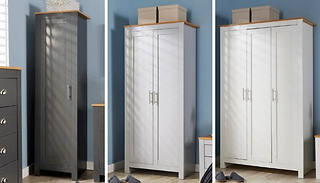 1, 2 or 3-Door Camden Wardrobe - 3 Colours