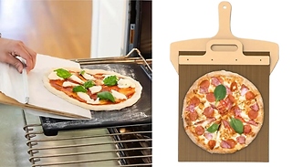 Non-Stick Sliding Pizza Spatula with Handle - Small or Medium