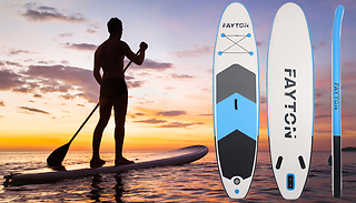 Inflatable Paddle Board with Carry Bag & Pump