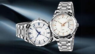 Stainless Steel Watch - 2 Frame Options, 3 Face Options