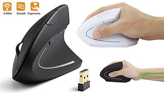 Wireless Vertical Ergonomic Mouse - 2 Colours