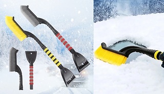 2-in-1 Snow Brush & Ice Scraper Car Accessory - 2 Colours 