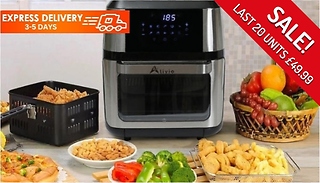 Alivio Family Size 12L 1800W Air Fryer Oven with Rotisserie