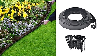 Garden Flower Bed Border Edging - 3 Colours & 2 Sizes!