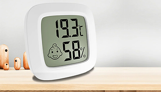 1, 2 or 4 Mini LCD Digital Hygrometer Indoor Thermometer
