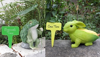 Novelty Allotment Animal Garden Statues with Labels! - 3 Designs