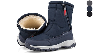 Waterproof Winter Snow Boots with Faux Fur Lining - 3 Colours & 11 Siz ...