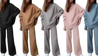 Women's Knitted Lounge Set - 5 Colours & 3 Sizes