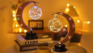 LED Moon Shaped Lamp - 2 Colours 