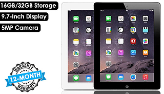 Apple iPad 4 Wi-Fi with 16GB or 32GB Memory - 2 Colours