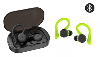 Bluetooth Sports Headphones with Charging Case - 2 Colours