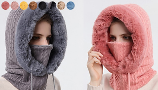 Integrated Winter Cold Proof and Warm Scarf Mask - 8 Colours