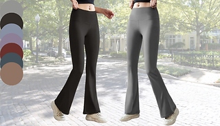 Flared Casual Leggings - 7 Colours, 6 Sizes!