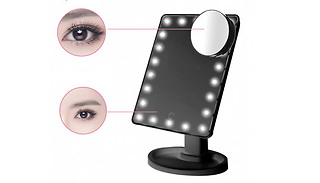 Touch Screen LED Make-Up Mirror