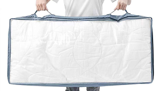 1, 2 or 4 Under Bed Transparent Zipper Storage Bags