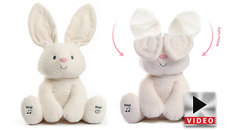Peek-a-Boo Bunny Moving Speaking Plush Toy